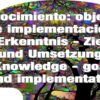 Erkenntnis – Ziel und Umsetzung 