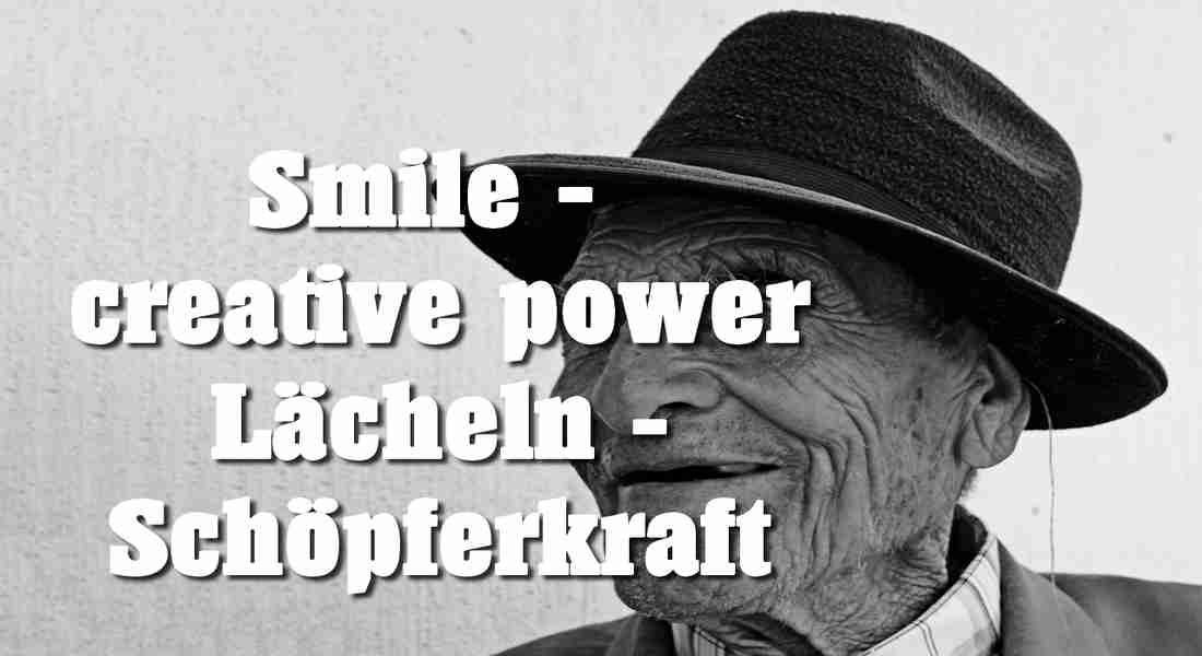 Lächeln. Smile,